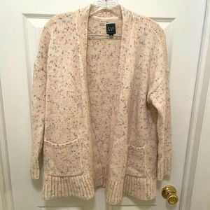 Women’s Cream Open Front Cardigan